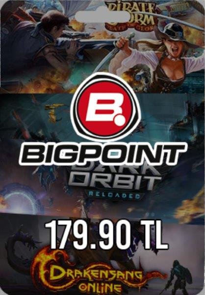 Bigpoint 179.90 TL lik Kupon