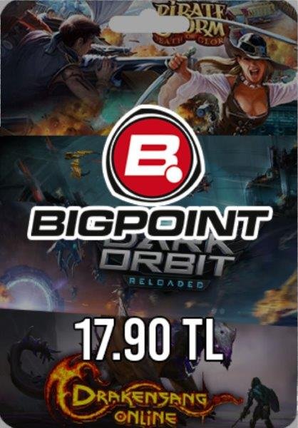 Bigpoint 17.90 TL lik Kupon