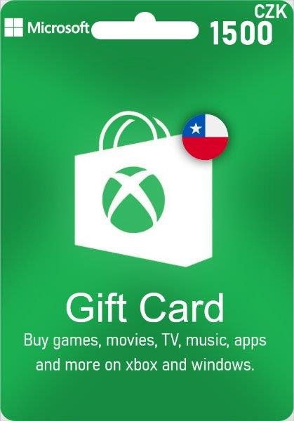 XBOX Live Card Czech Republic - 1500 CZK	