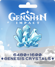 Genshin Impact 6480+1600 Genesis Crystals Top Up