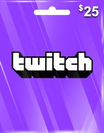 Twitch Gift Card 25$