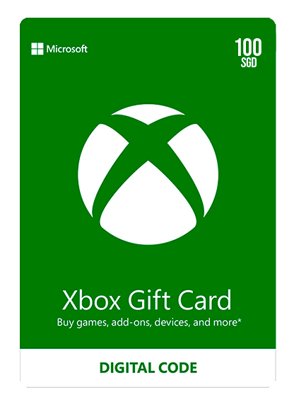 XBox Live Gift Card 100 SGD SG