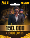 Zula 150000 + 15000 Bonus Altın