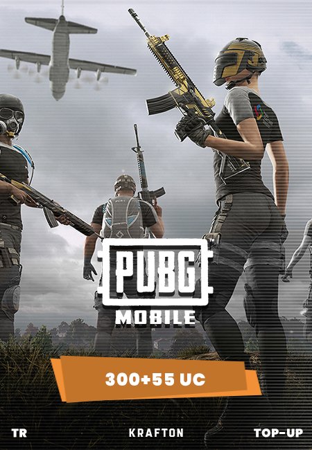 PUBG Mobile - 300+25 UC Top-Up (Turkey)