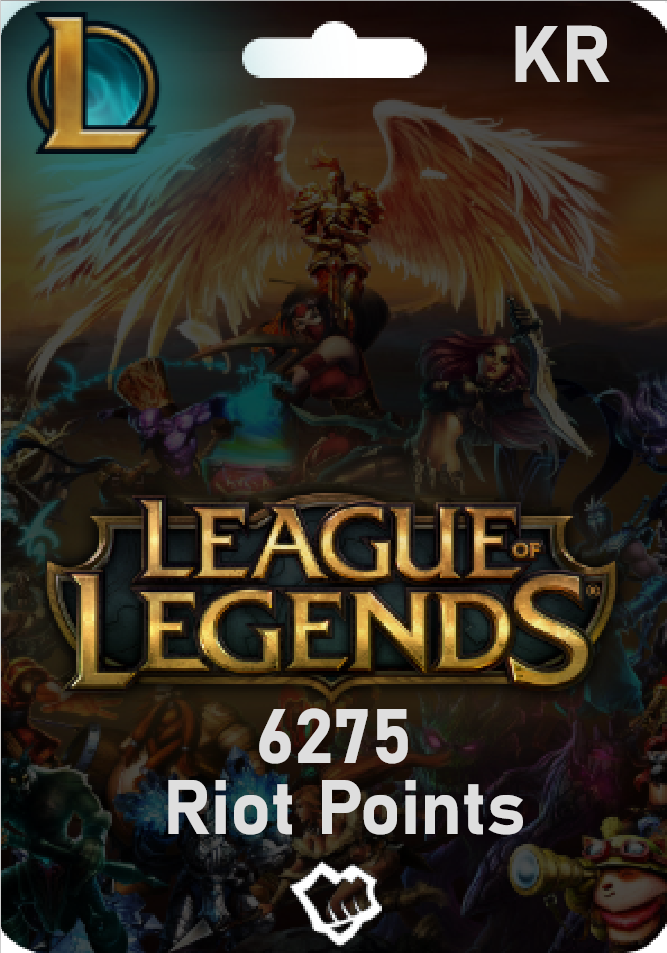 League Of Legends KR 6275 Riot Points