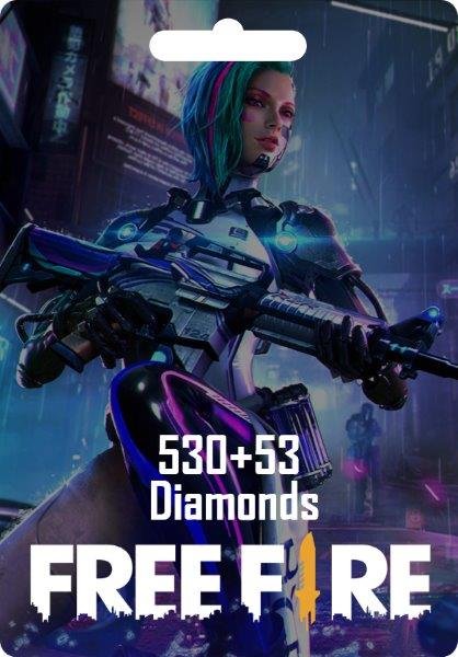 Free Fire 530 Diamonds Top Up