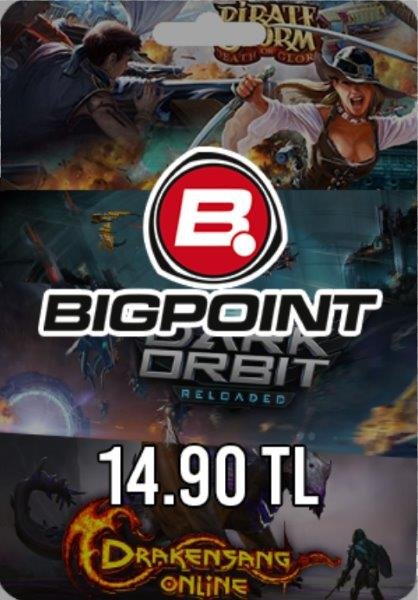 Bigpoint 14.90 TL lik Kupon
