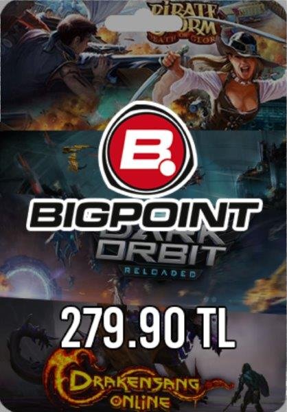 Bigpoint 279.90 TL lik Kupon