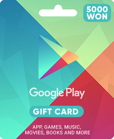 Google Play Gift Card - Korea WON 5000