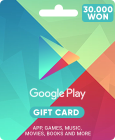 Google Play Gift Card - Korea WON 30000