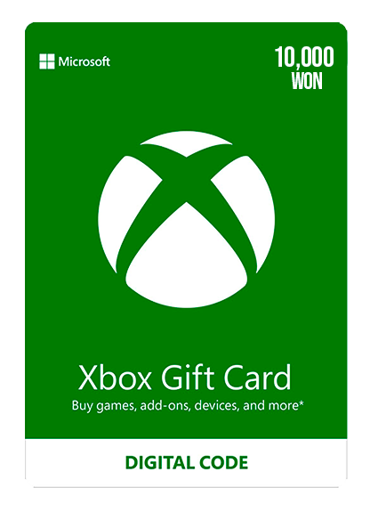 Xbox Live Gift Card 10,000 WON Wallet KR