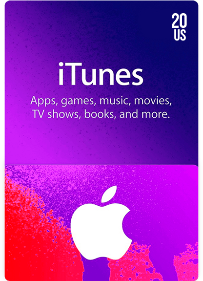 iTunes Gift Card - US$ 20