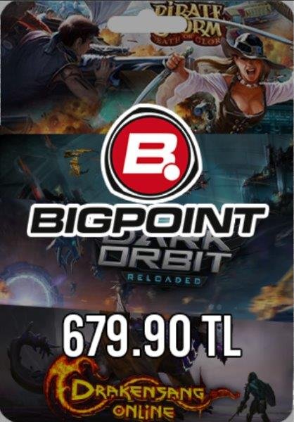 Bigpoint 679.90 TL lik Kupon 