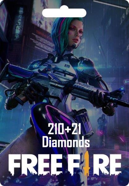 Free Fire 210 Diamonds Top Up