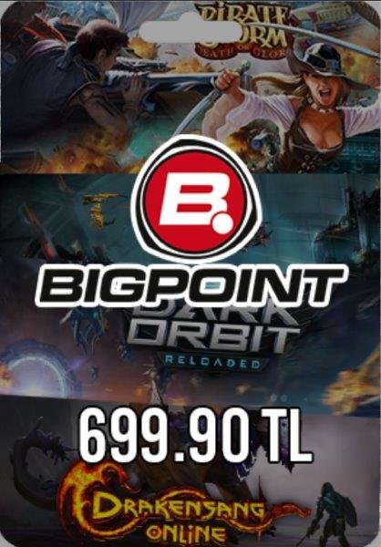 Bigpoint 699.90 TL lik Kupon