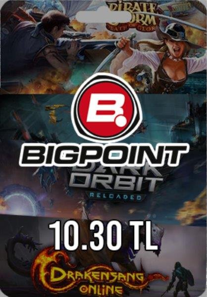 Bigpoint 10.30 TL lik Kupon