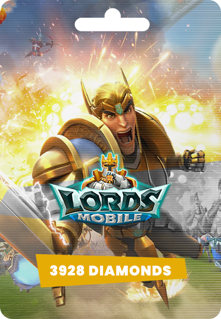 Lords Mobile 3928 Diamonds Top Up
