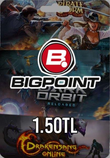 Bigpoint 1.50 TL lik Kupon