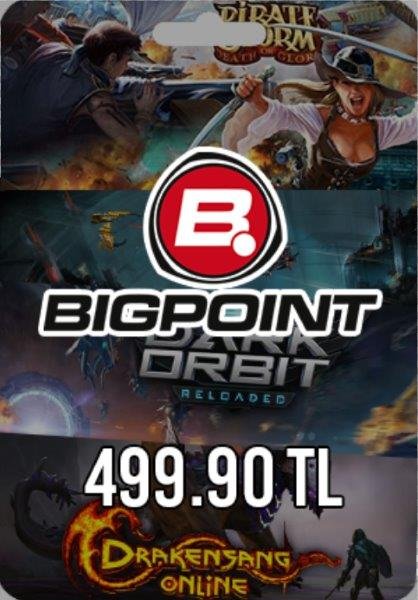 Bigpoint 499.90 TL lik Kupon	