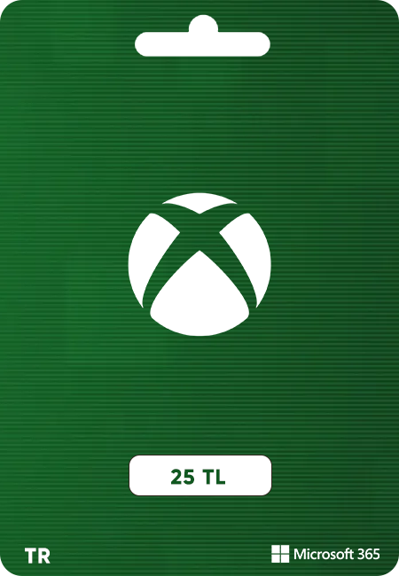 Xbox 25 TL Hediye Kartı ( Türkiye )