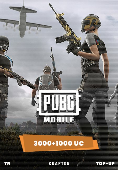 PUBG Mobile - 3000+850 UC Top-Up (Turkey)