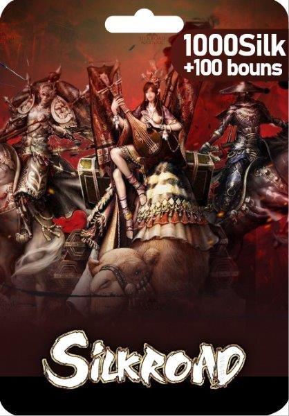 SilkRoad 1000 Silk + 100 Silk Bonus (Joymax)
